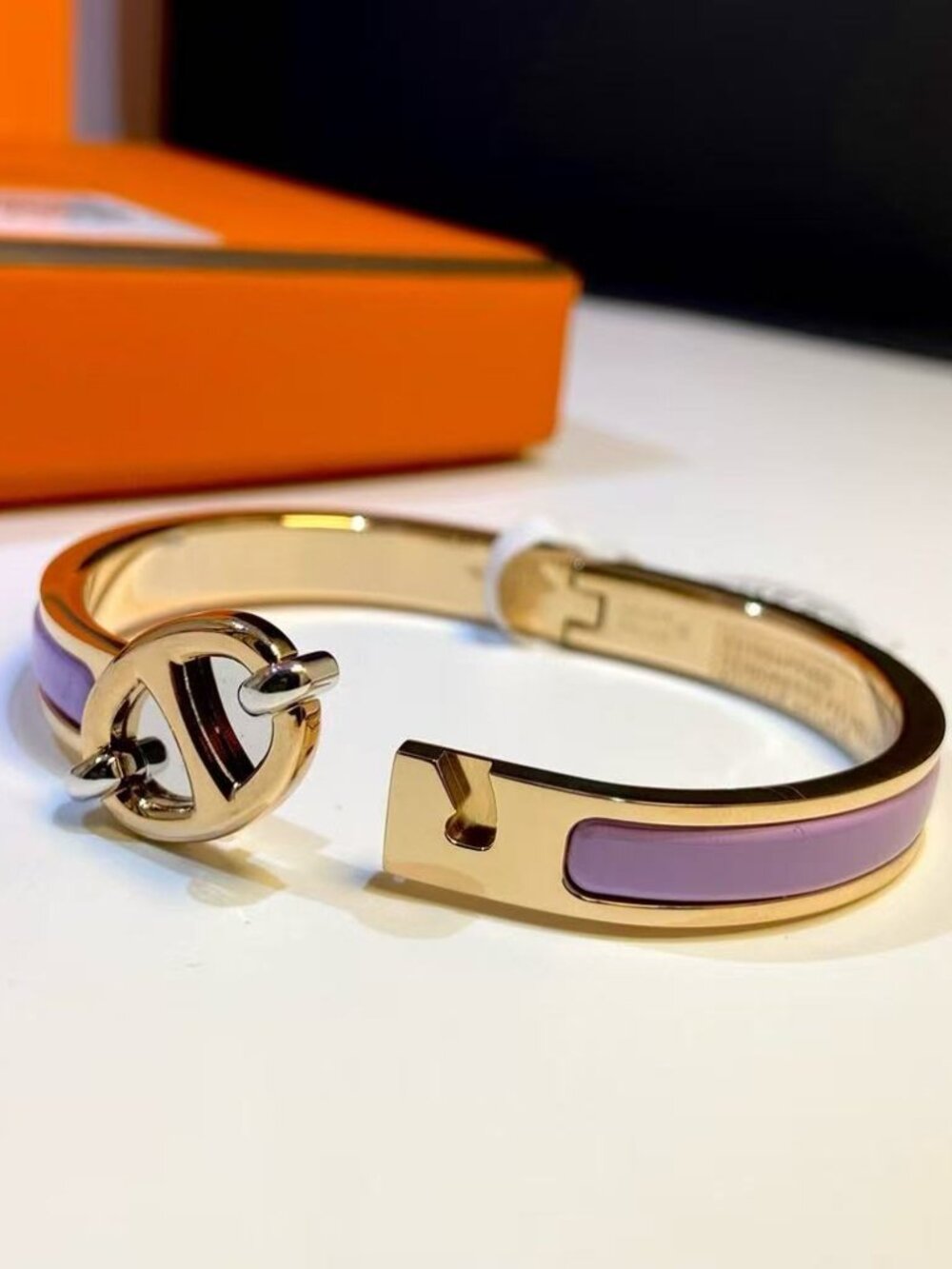 Hermès lady's purple bracelet